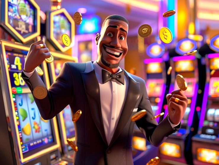 Tampilan Wild West Gold dengan tabel pembayaran di layar mobile